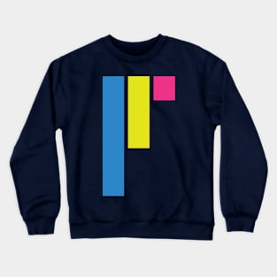 neon color blocks Crewneck Sweatshirt